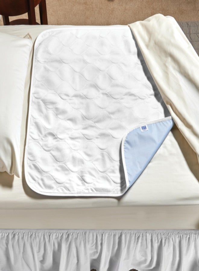 Salk Deluxe Reusable Quilted Underpad – 36" x 70" Washable Bed Protector - Image 2
